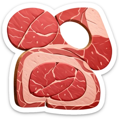 picasso abstract art SPAM MEAT painting sticker