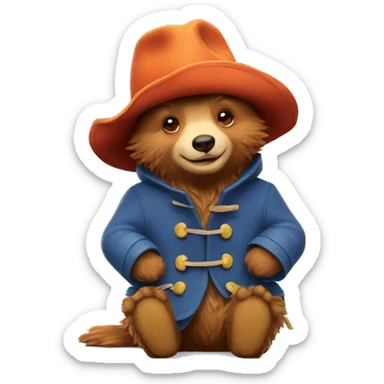 paddington-bear-marmalade-happy sticker