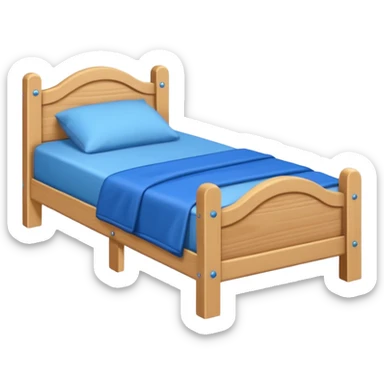 bed for kid sticker