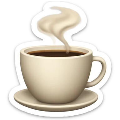 a coffee cup sticker