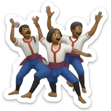 Danse folklorique niçoise sticker