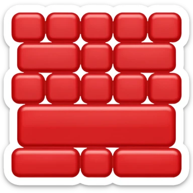 Matrix in marron red sticker