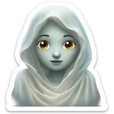 Fainting ghost sticker