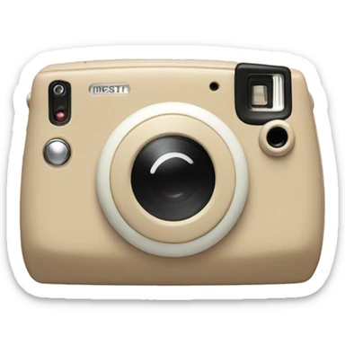 Beige Instax sticker