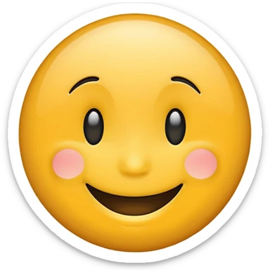 retro smile emoji  sticker