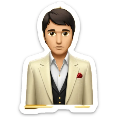 Tony Montana logo moovie sticker