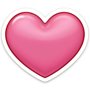 Make a pink heart with an R in the middle sticker