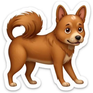 The dog is itching because of fleas, there are ticks and fleas around her sticker