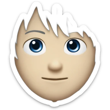 blue-eyes-man-with-hair-like-Death-Note-very-untidy-dressed-in-a-coat-with-tie-black-hair sticker