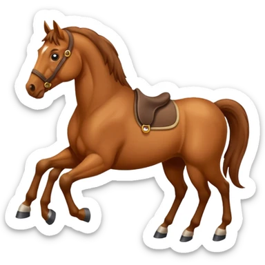 Crie a imagem de um cavalo sticker