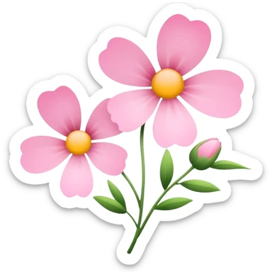 Fiori rosa sticker
