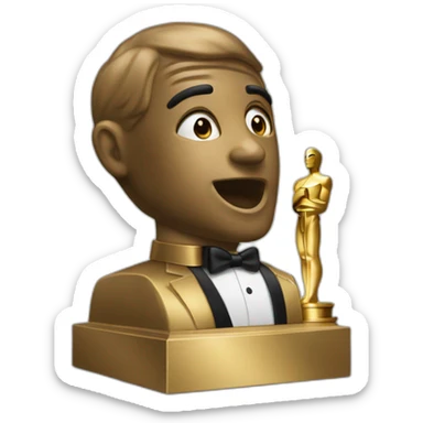 Estatuilla de los oscars sticker