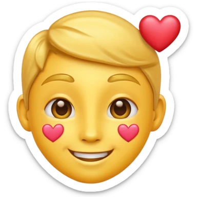 Smiling With Hearts emoji sticker