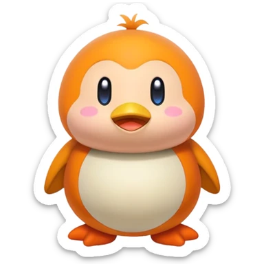 waddle dee from kirby sticker