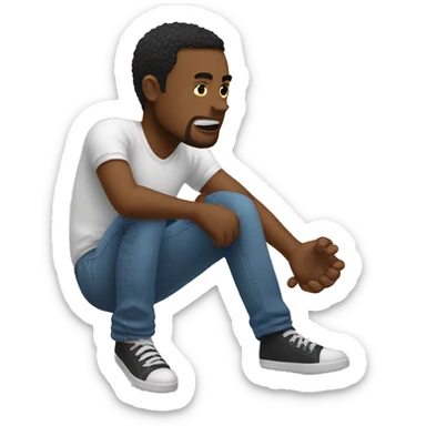 Somebody got hurt and holding their ankle sticker