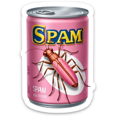 SPAM MEAT CRICKET sticker