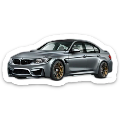 BMW m3 f80 gris nardo sticker