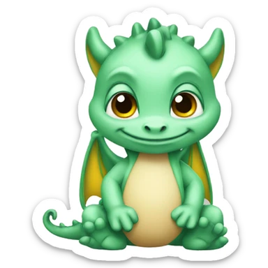 Drachen baby sticker