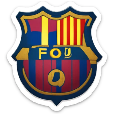 Escudo barça sticker