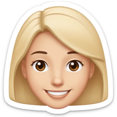 Smile with sideeye  sticker