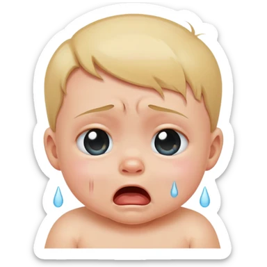 bebê chorando sticker