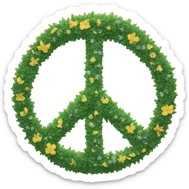 Peace sticker