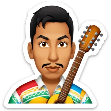 Vibrant Festival Singer sticker