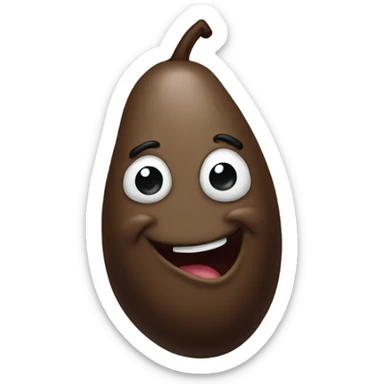 Turd smiling sticker