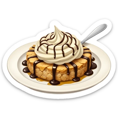 Apple crisp chocolate sticker