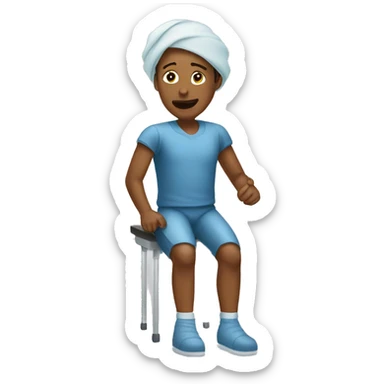 That feeling when knee surgery is tomorrow sticker