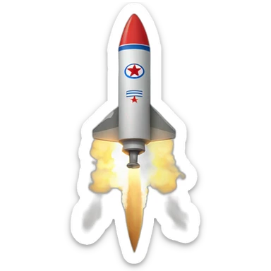 ICBM North Korea sticker