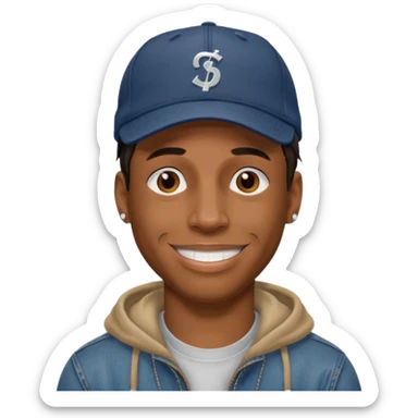 travis scott with cap  sticker