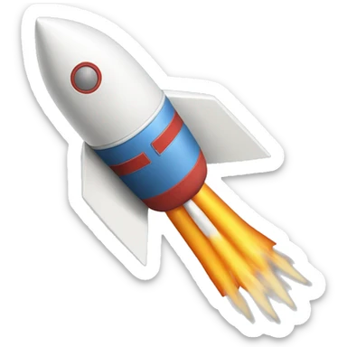 Toy rocket launcher sticker