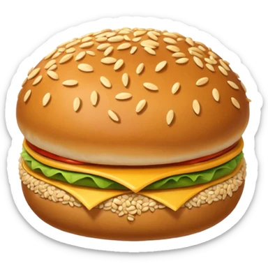 Food bun sticker