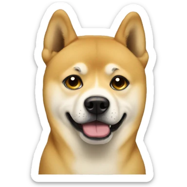sad doge sticker