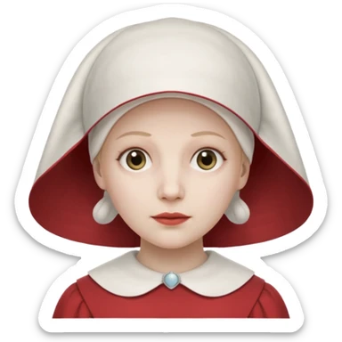 Handmaids tale only head from front sticker