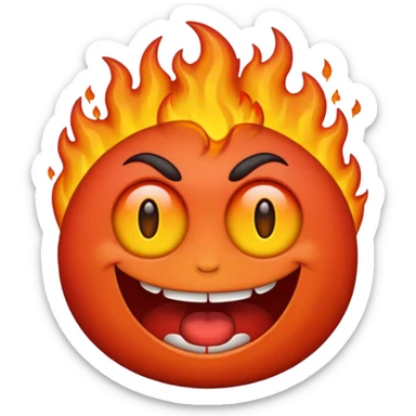 emoji of Hell sticker