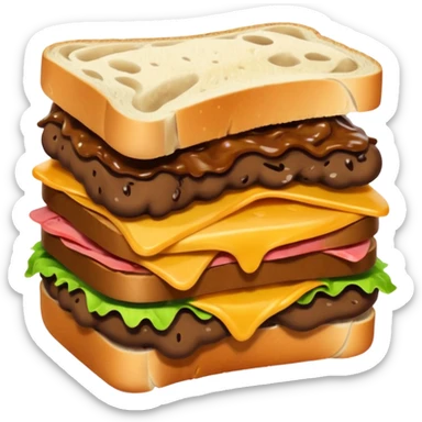 a turd sandwich sticker