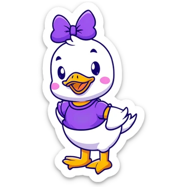 classic Daisy Duck from Disney sticker