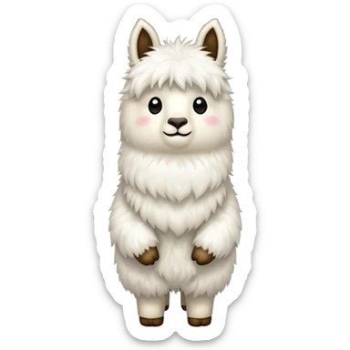 Lama digital sticker