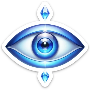 I want an emoji to use for mental wellness in a mystical setting. I want to reference an object that symbolizes a clarity seeker sticker