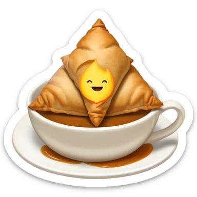samosa + Chai (TEA) sticker