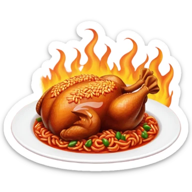 Jollof chicken sticker