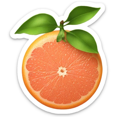 grapefruit sticker