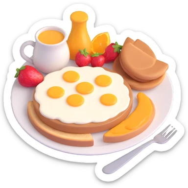 breakfast sticker