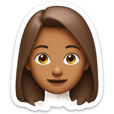 Burnt orange color heart  sticker