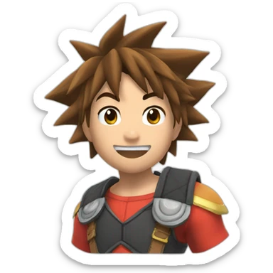 sora smash bros sticker