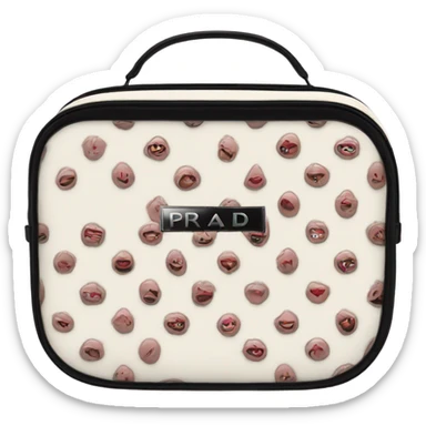 Prada cosmetic bag  sticker