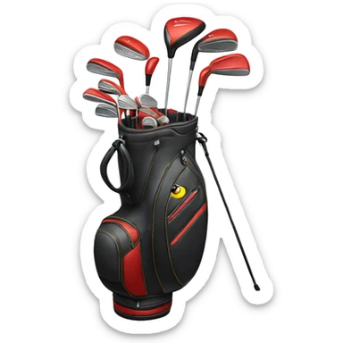 Golf bag sticker