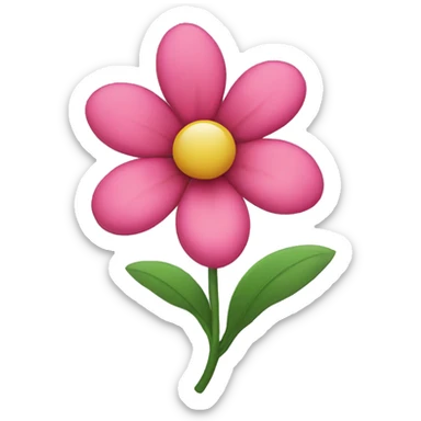 Flower sticker